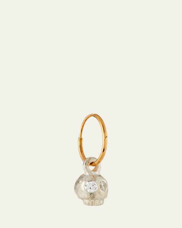 Medium Rodger Single Earring with Stones